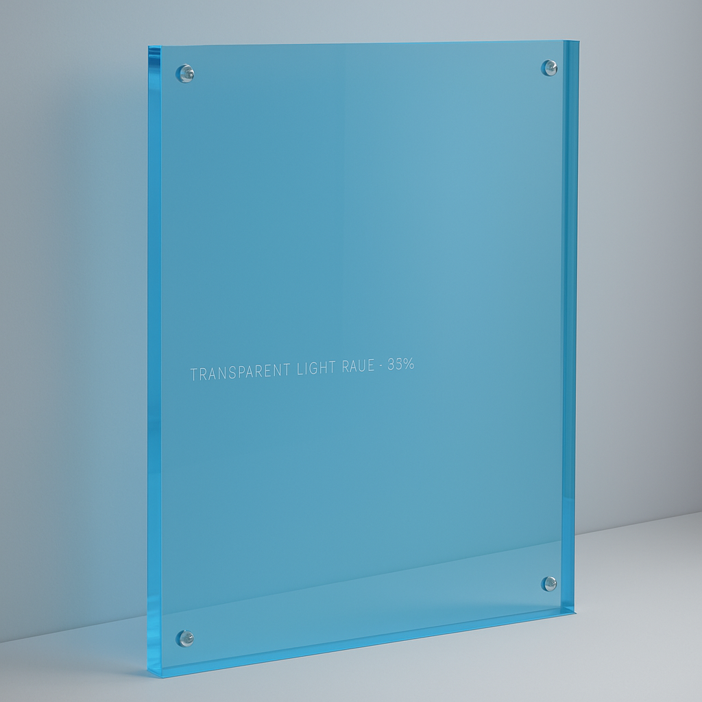 Transparent Colored Acrylic Plexiglass
